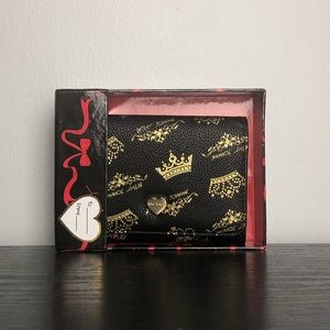 Betsey Johnson small flap wallet